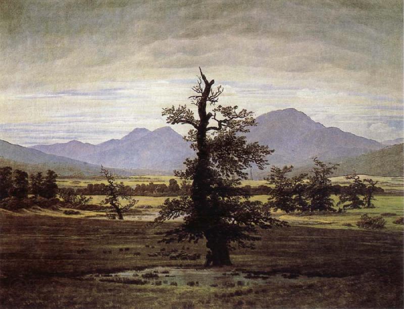 Caspar David Friedrich The Lone Tree Spain oil painting art